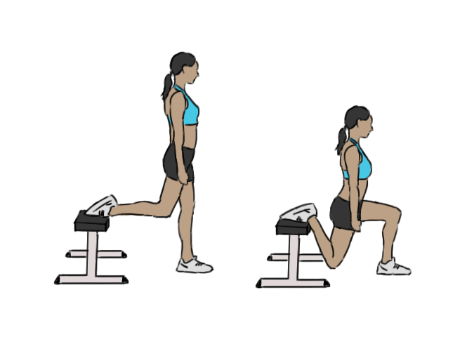 Bulgarian split squat