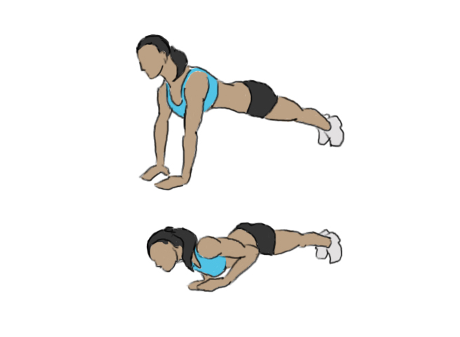 Triangle / Close / Diamond push-ups