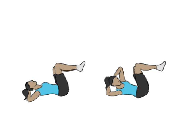 Leg pull-in knee-ups - GoFitnessPlan