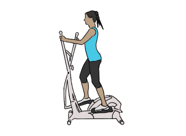 Elliptical bike