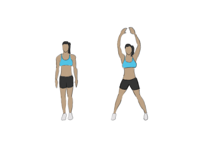 Jumping Jacks / Star jumps