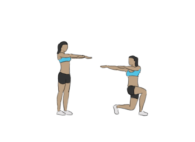 Lunge with twist