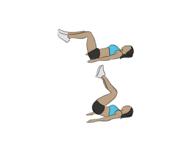 Reverse Crunches  Illustrated Exercise Guide