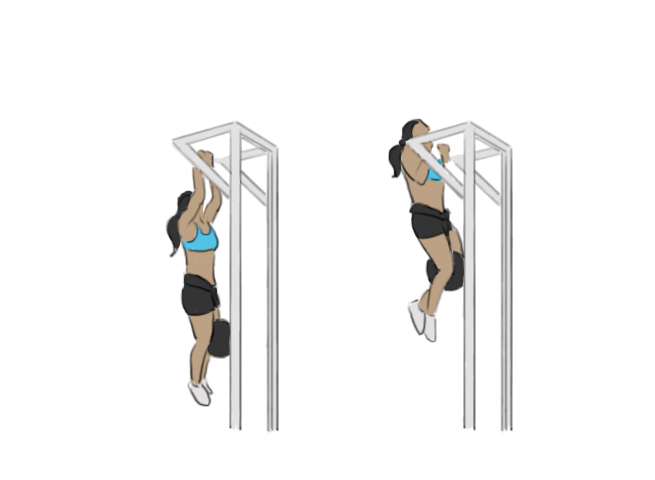 Weighted chin-ups