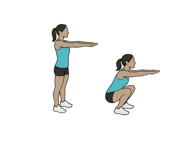 Air deep squat
