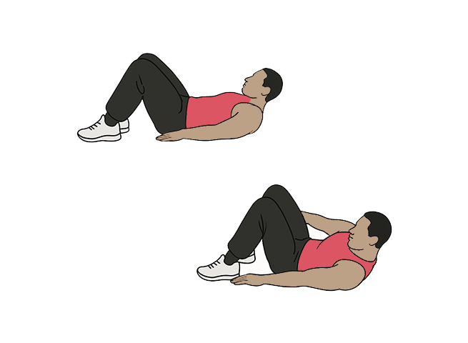 Alternate heels / ankles touches