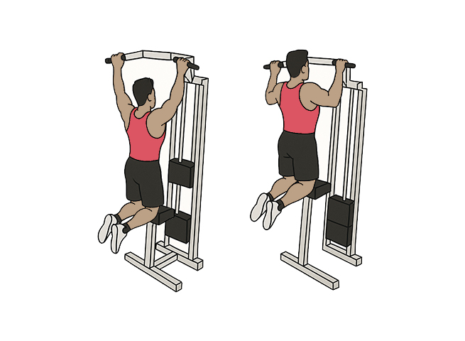 Assisted pull-ups