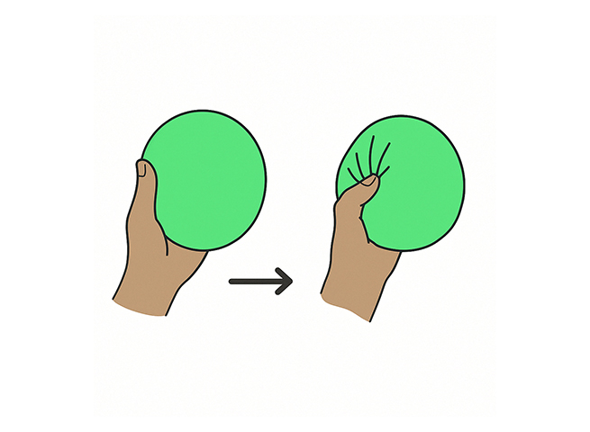 Hand ball squeeze