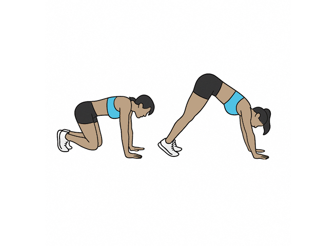 Bear squats