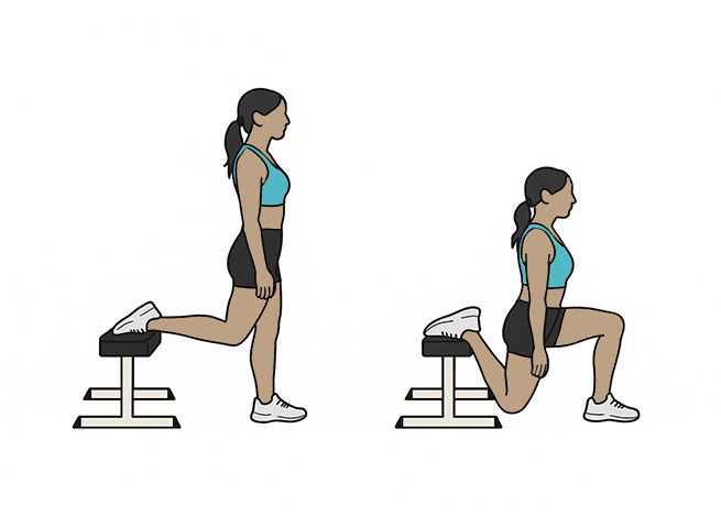 Bulgarian split squat