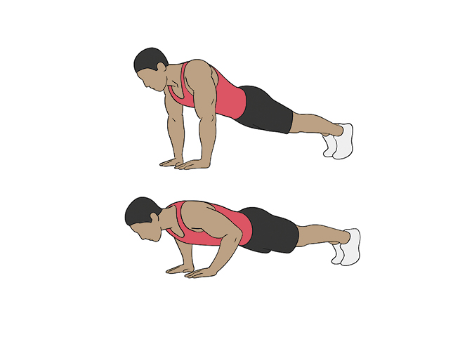 Triangle / Close / Diamond push-ups