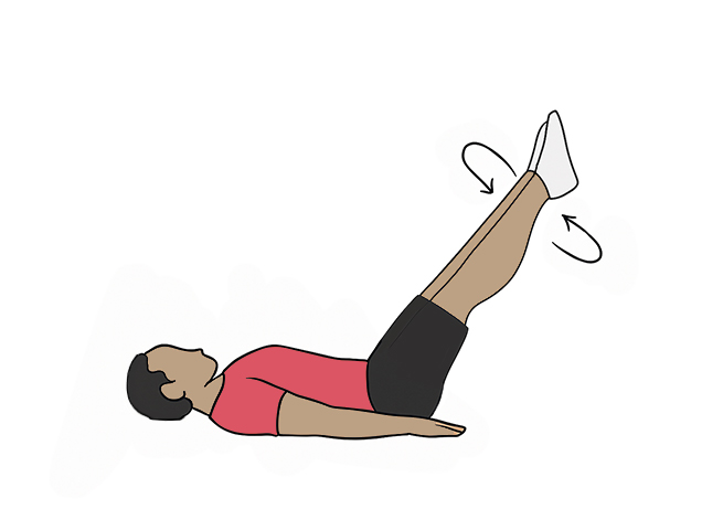 Double leg circles
