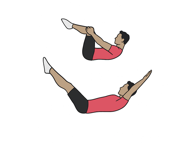 Double leg stretches