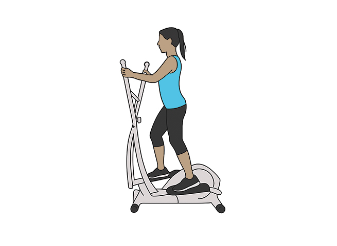 Elliptical bike