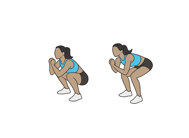 Frog squats