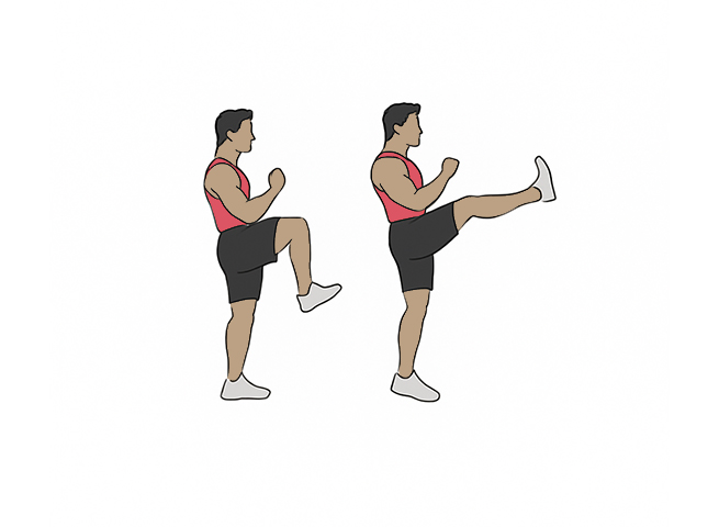 Front kicks