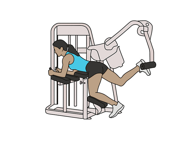 Glutes machine