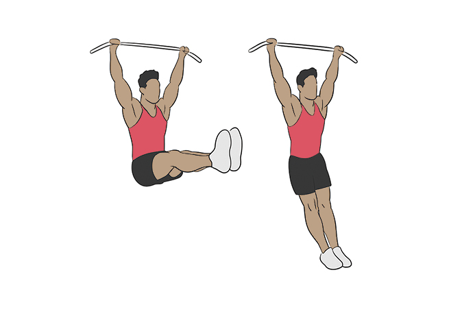 Hanging leg raises