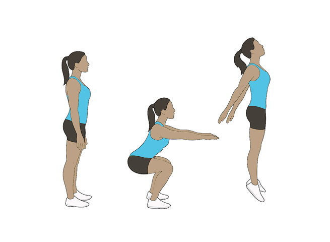 Jump squat