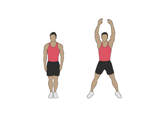 Jumping Jacks / Star jumps