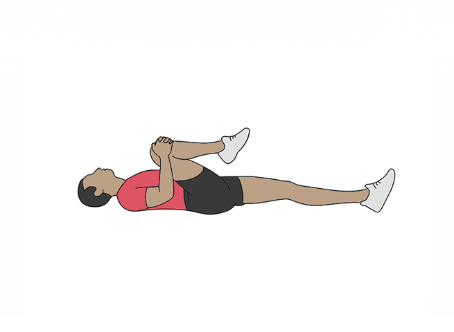 Knee-to-chest