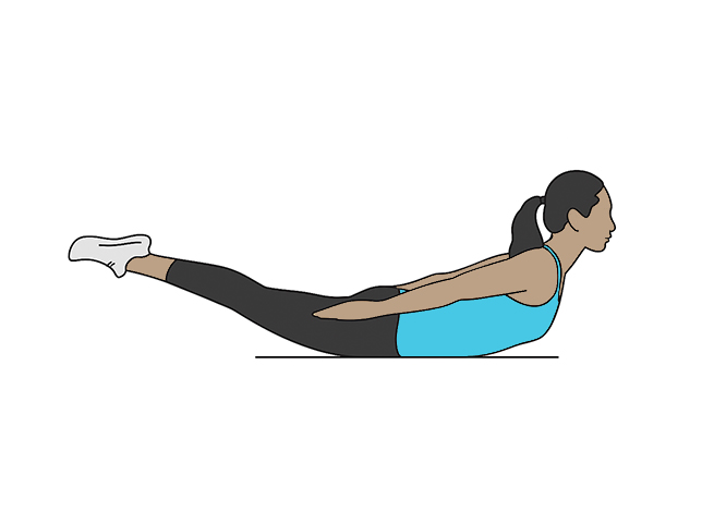Locust pose