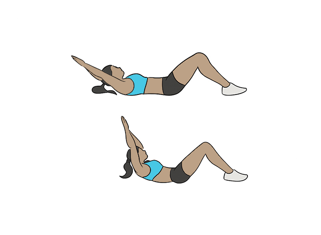 Long arm crunch