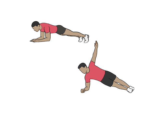 Low plank rotations