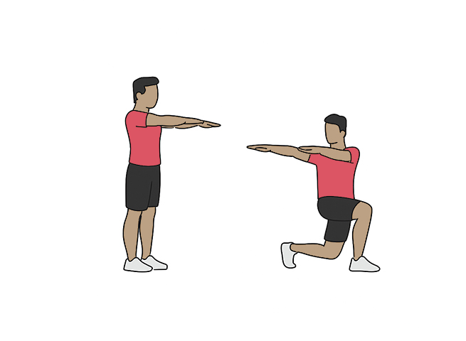 Lunge with twist