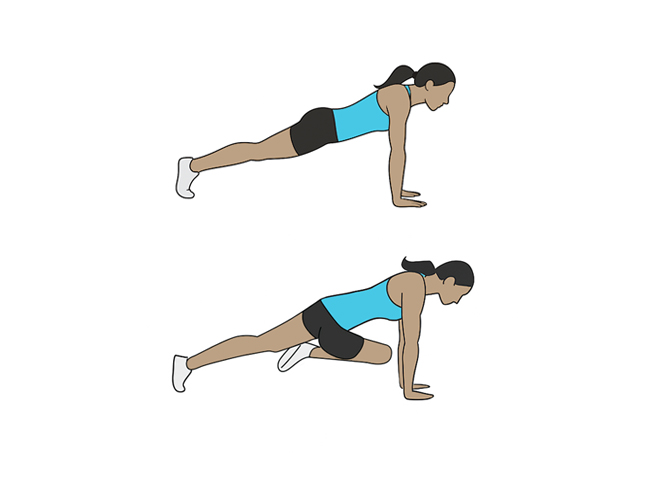 Oblique / Cross body mountain climbers
