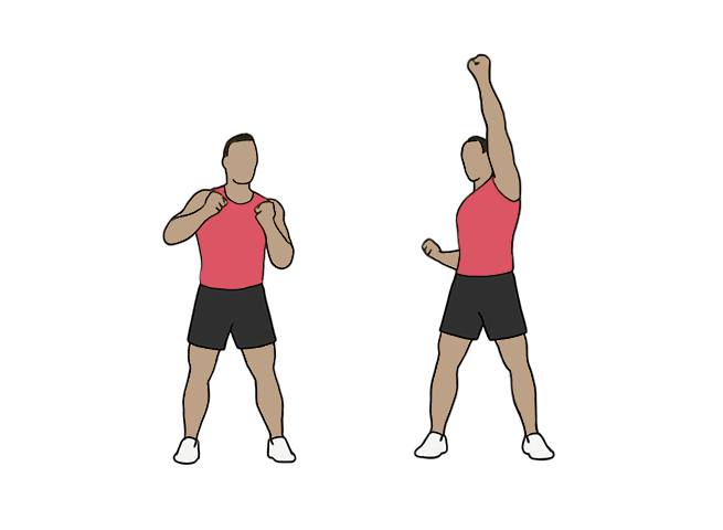 Overhead punch