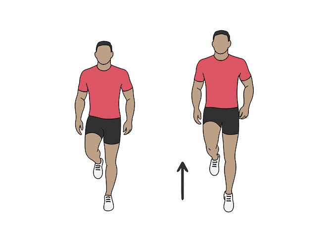 Single leg pogo jumps