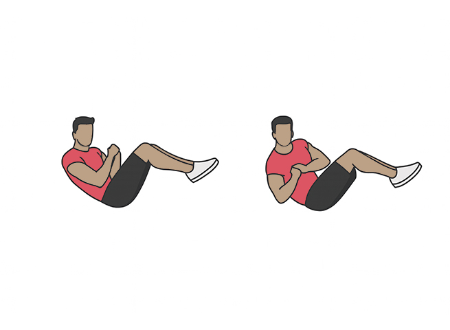 Russian twists