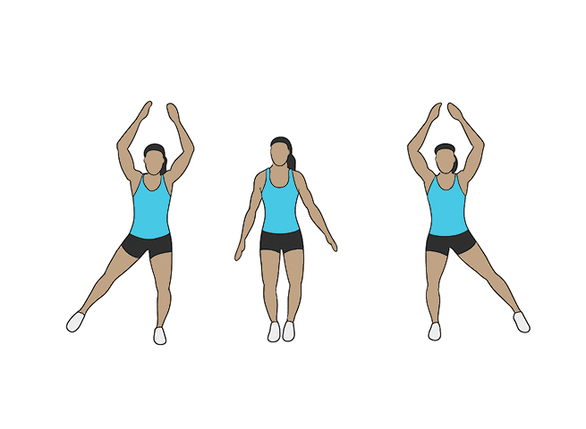 Side step jacks