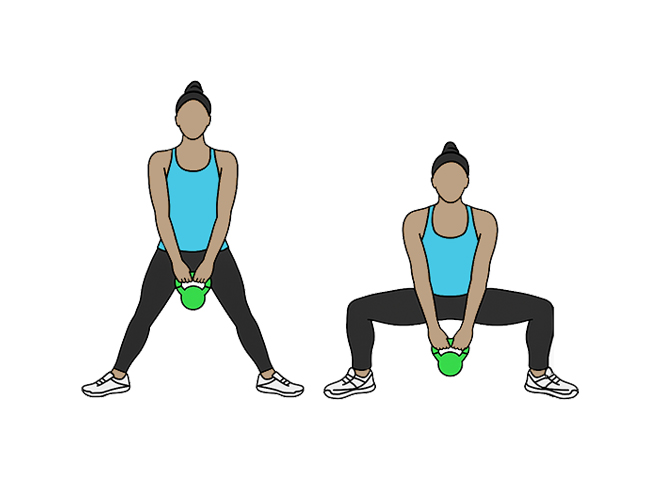 Sumo squat