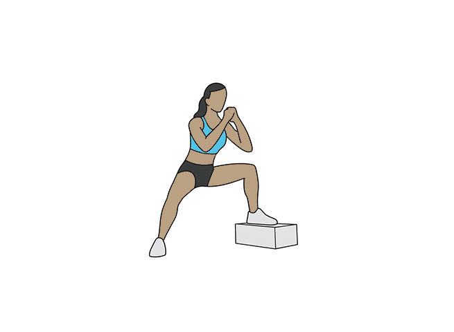 Uneven squats