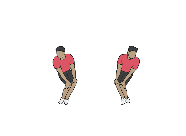 Knee rotation